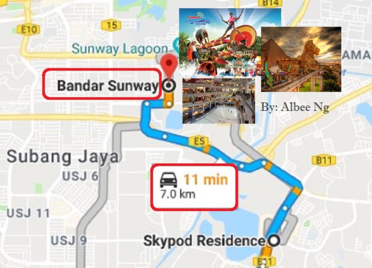 Puchong Skypod Residence, 1-5 Pax Cozy Unit, Walking Distance To Ioi Mall, 10Min Drive To Sunway المظهر الخارجي الصورة